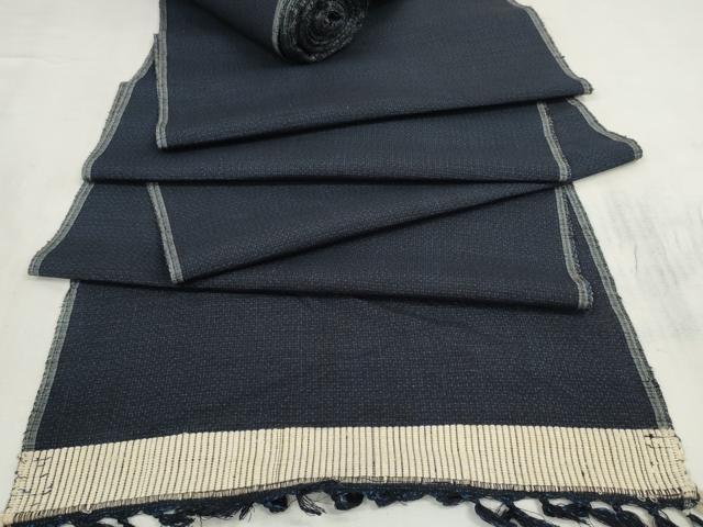 平和屋着物▼男性　紬　反物　着尺　アンサンブル　逸品　未使用　DAAQ1286zzz