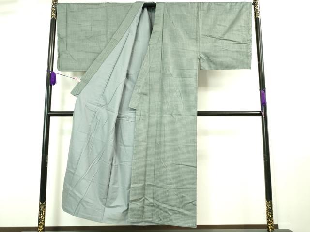 平和屋着物■極上　男性　本場大島紬　アンサンブル　長羽織・長襦袢(袷)　3点セット　逸品　DZAA7856kh5