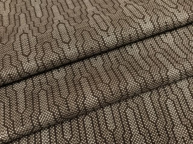 Uramono - 平和屋着物●本場大島紬　一元7マルキ　幾何学文様　正絹　逸品　未使用　AABE8897ph