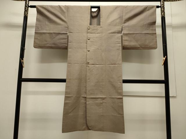 平和屋着物＃道行コート 単衣 霞文 ロング丈 正絹 逸品 CAAW4846dy