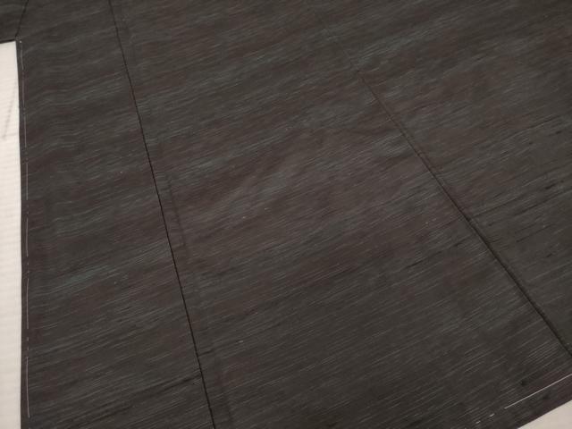 平和屋着物●男性　紬　アンサンブル　霞文　正絹　逸品　未使用　AABE8219ck