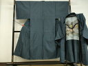 平和屋着物●男性 本場大島紬 アンサンブル 100亀甲 総詰め 正絹 逸品 未使用 DAAV1087tw
