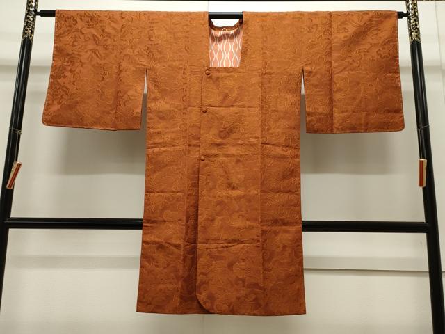 Coat - 平和屋着物∞道行コート　陶器更紗花文　ロング丈　正絹　逸品　CAAW4848dy