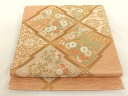 平和屋着物◎六通柄袋帯 天井花文 金糸 正絹 逸品 AAAN6572jh(4)