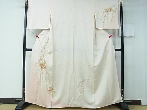 平和屋着物■訪問着 駒刺繍 冊子花文 暈し染め 金彩 逸品 CAAG3503ch 平和屋着物■訪問着 駒刺繍 冊子花文 暈し染め 金彩 逸品 CAAG3503ch