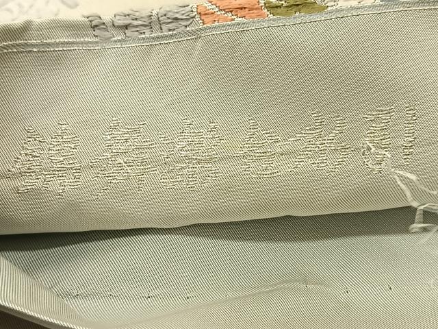 平和屋着物◎六通柄袋帯 唐織 錦舞楽台水引 織繍遺宝 銀糸 正絹 逸品 BAAT8229yc heiwaya-10823189 平和屋 サンプル画像3