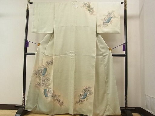 平和屋着物■訪問着 駒刺繍 短冊楓文 暈し染め 金彩 逸品 CAAB5080vf 平和屋着物■訪問着 駒刺繍 短冊楓文 暈し染め 金彩 逸品 CAAB5080vf