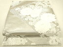 平和屋着物◎六通柄袋帯 花鳥文 銀糸 正絹 逸品 DAAK8107bc(4)