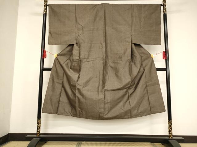 平和屋着物■男性 本場大島紬 抽象文 正絹 逸品 AAAN3178ja