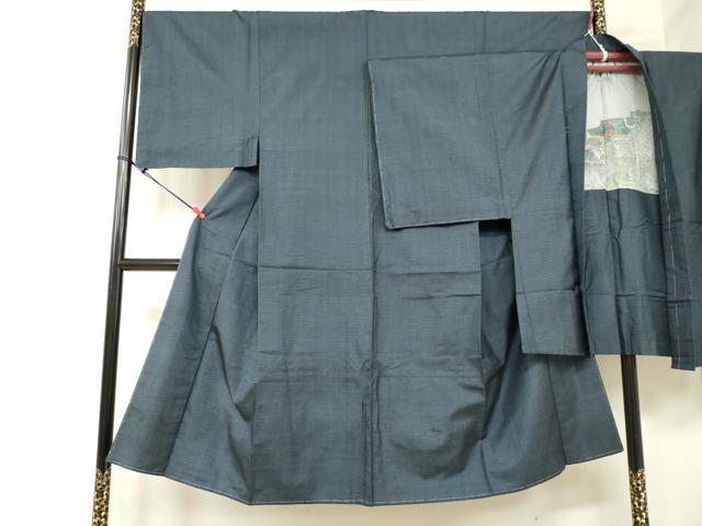 平和屋着物■男性 本場大島紬 アンサンブル 100亀甲 総詰め 正絹 逸品 DAAL1069ma