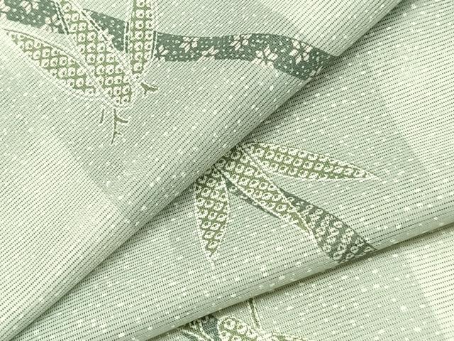 平和屋着物＊夏物 小紋 絽 笹文 洗える着物 AAAX5125fy