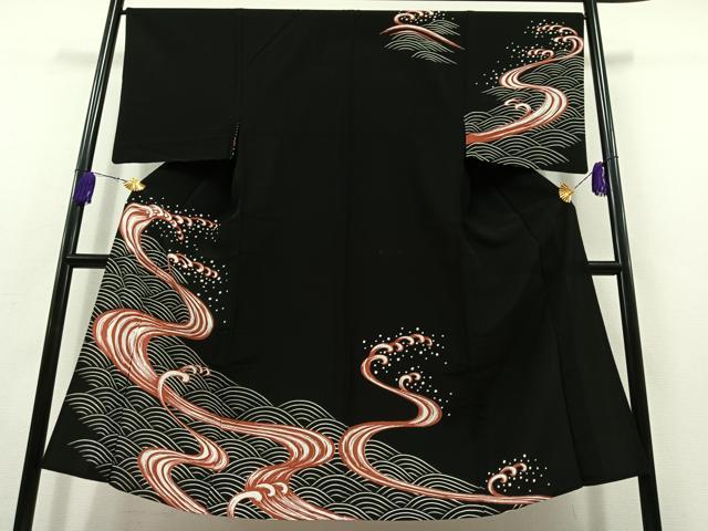 平和屋着物男性 紬 留紺色 正絹 逸品 CABA4626vp 楽天市場