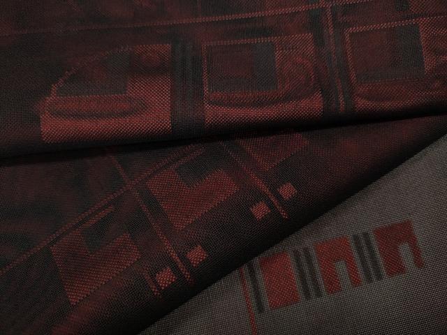 Summer Wear - 平和屋着物＊夏物　小紋　紗　吉祥文　正絹　逸品　CAAW3149ut