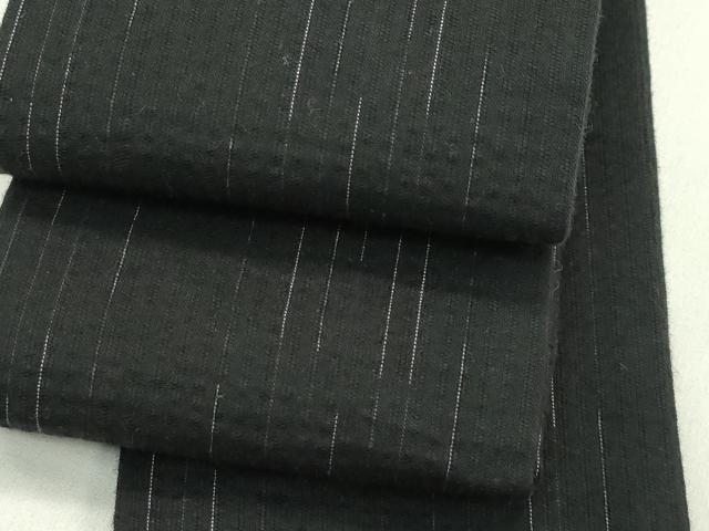 平和屋着物＊夏物　男性　角帯　しじら織　変わり縞　綿　逸品　CABH5950rv