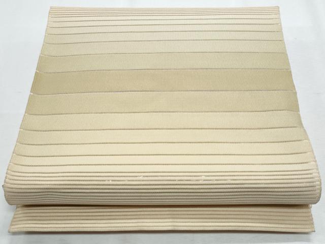 平和屋着物＊夏物 西陣 川島織物 八寸名古屋帯 絽綴れ 横段文 正絹 逸品 CABH8247fb