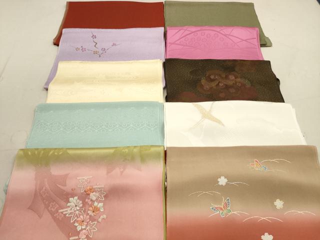 ■■■　商品詳細　■■■ 【正絹】 状態は特に目立ったシミ汚れなどもなく大変良い状態です。 大変上質な逸品になります。 お安く出品致しますので、是非この機会にいかがでしょうか？ ■■■　注意事項　■■■ ■モニター発色の具合により色合いが異なる場合がございます。 ■寸法は多少の誤差が生じる場合がございますのでご了承ください。 ■縫込みの長さが左右非対称の場合は短い部分を記載しております。 左右非対称であってもご返品・お値引き等の保証は出来かねますので、ご了承の上ご購入をお願い致します。 ■シミ等のチェックには注意を払っておりますが、見落としがある場合もございますし、個人の見解も様々ですので神経質な方のご購入はお控えください。 ■箪笥に入っておりました着物や帯なので畳みシワや匂いがあるものもございます。 ■お休みは基本的に土日祝となりますが、その他臨時でお休みする場合がございますのでご了承ください。 ■商品の発送は平日のみの発送となります。 ■夜間と土曜、日曜日はお問い合わせの回答が遅れる場合がございます。 ■当店では、お直し、紋入れ、お手入れ等は承っておりません。 ■生地の状態（ヤケ、経年劣化等）によってはサイズ直しが出来ない場合がございます。 その点もどうかご了承のうえ、ご購入をお願いいたします。 ■弊社で取り扱う商品は一点ものにつき、時期や在庫状況に応じて金額が変更となる場合がございます。 ■検針は行っておりません。予めご了承いただきますようお願いいたします。 ■【洗える着物】と記載のある商品におきましては、商品お届け後に洗濯を行ってしまってからのご返品にはご対応しかねます。 念の為、専門店でのお手入れをお願いいたします。 ■着物のサイズ目安は下記を参考ください↓ ＜女性着物＞　お端折り次第で＋5cm　−1cmが着用可能サイズ 　例）身丈170cmの場合、身長160cm〜175cm ＜男性着物＞　身丈＋約25cm〜27cm程が適応身長 　例）身丈155cmの場合、身長180〜182cm