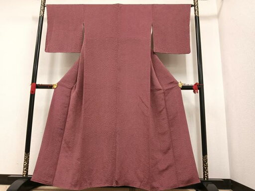 平和屋着物■上質な小紋 草花文 鬼しぼ縮緬 正絹 逸品 AAAQ7111ph 平和屋着物■上質な小紋 草花文 鬼しぼ縮緬 正絹 逸品 AAAQ7111ph