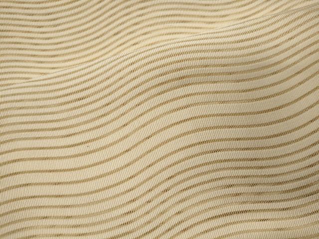 平和屋着物＊夏物　八寸名古屋帯　絽綴れ　流線文　鳥の子色　正絹　逸品　CAAW8941oy