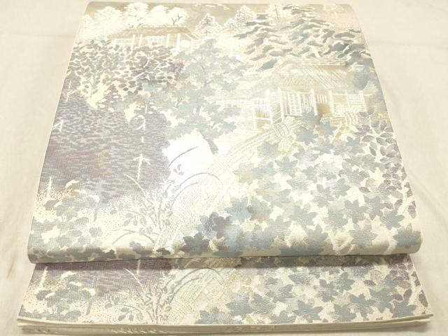 Rakuten - 平和屋着物◎六通柄袋帯 光悦寺 金銀糸 正絹 逸品 DABC7557ya