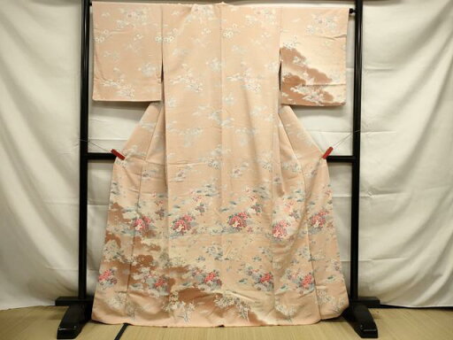 平和屋着物■訪問着 風景花文 暈し染め 西武百貨店扱い 正絹 逸品 DAAQ0128op 平和屋着物■訪問着 風景花文 暈し染め 西武百貨店扱い 正絹 逸品 DAAQ0128op