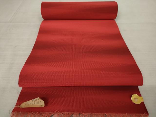 平和屋着物▼西陣 おび弘 綴れ 名古屋帯 帯反物 横ぼかし 正絹 逸品 未使用 AAAW5830ru