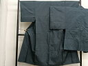 平和屋着物●男性 本場大島紬 アンサンブル 一元式 正絹 逸品 BAAQ2305pm
