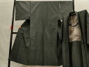 平和屋着物■男性 本場大島紬 アンサンブル 亀甲柄 正絹 逸品 AAAP4137jd