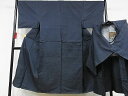平和屋着物■男性 本場大島紬 アンサンブル 100亀甲 総詰 反端付き 正絹 逸品 未使用 AAAE3667Bzg