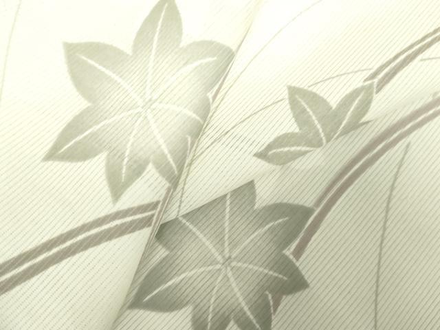 Summer Wear - 平和屋着物＊夏物　洗える最高級着物　＜英＞はなぶさ謹製　小紋　絽　楓芝文　洗える着物　DAAW0280op