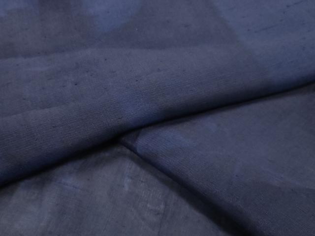 平和屋着物＊夏物　紗紬　矢羽根舞桜文　正絹　逸品　CAAT9976gh(4)