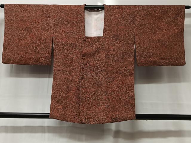 平和屋着物■道行コート 更紗花文 正絹 逸品 CAAX7952ua