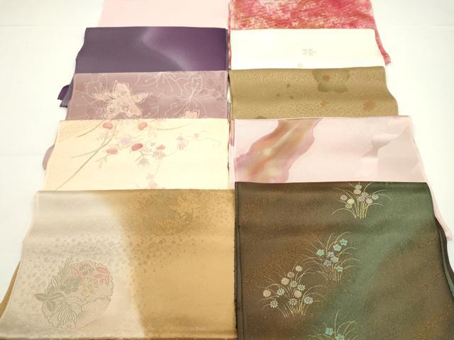 平和屋着物★和装小物　帯揚げ10枚セット　正絹　逸品　CABA9230ju