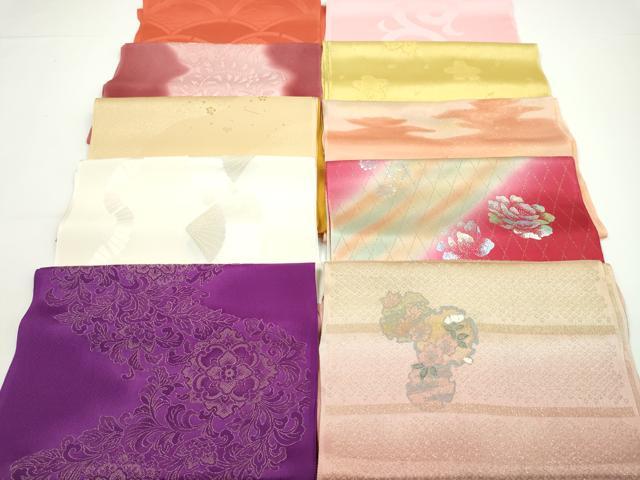 平和屋着物★和装小物　帯揚げ10枚セット　丹後ちりめん　正絹　逸品　CABA9231ju