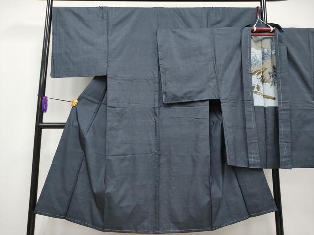 平和屋着物■極上　男性　本場大島紬　アンサンブル　160亀甲　総詰め　逸品　未使用　CYAA3921s5