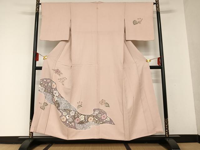 平和屋着物●訪問着 辻が花 正絹 逸品 AAAR3762zg