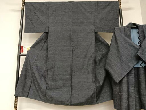 平和屋着物●男性 紬 アンサンブル 鉄紺色 正絹 逸品 AAAR3819zg 平和屋着物●男性 紬 アンサンブル 鉄紺色 正絹 逸品 AAAR3819zg