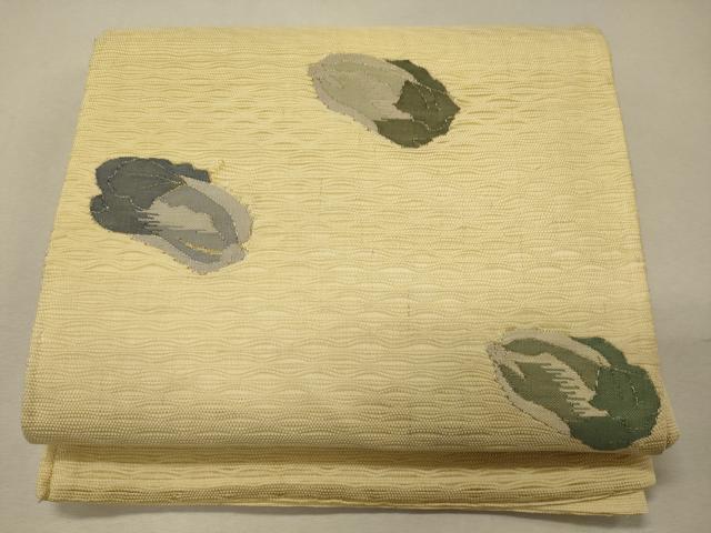 ■■■　サイズ　■■■ 長さ 440cm 幅 31.5cm程 ■■■　商品詳細　■■■ 【正絹】 状態は締めてはおりますが 特に目立ったシミ汚れなどもなく大変良い状態です。 大変上質な逸品になります。 お安く出品致しますので、是非この機会に...