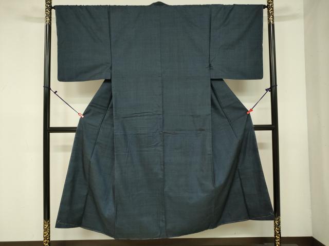 平和屋着物■男性 本場大島紬 亀甲柄 総詰め 畑郁雄作 証紙付き 正絹 逸品 未使用 DAAL3473qp