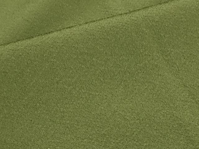 平和屋着物■上質な色無地 老竹色 正絹 逸品 CAAN2503th