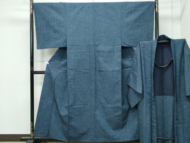 平和屋着物●極上　男性　紬　アンサンブル　霞文　逸品　CZAA5048s6