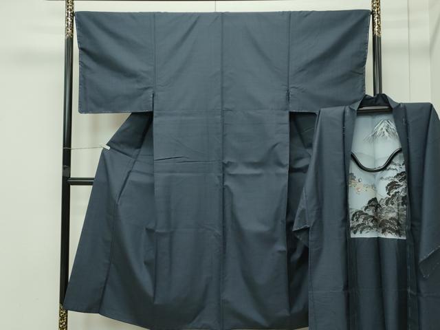 平和屋着物●極上　男性　紬　アンサンブル　120亀甲　逸品　未使用　CZAA4489s6