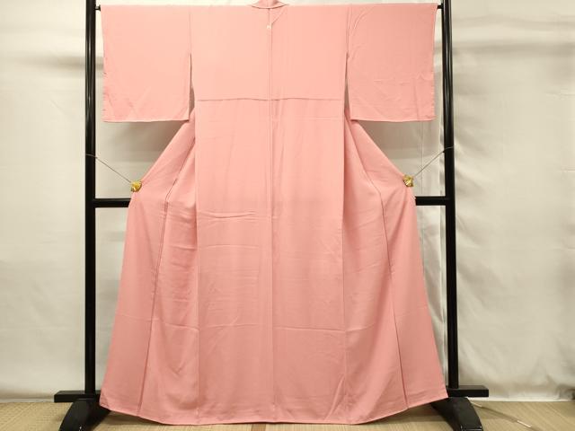 平和屋の平和屋着物■上質な色無地 薄紅色 正絹 逸品 DABH4007qp｜アングル2