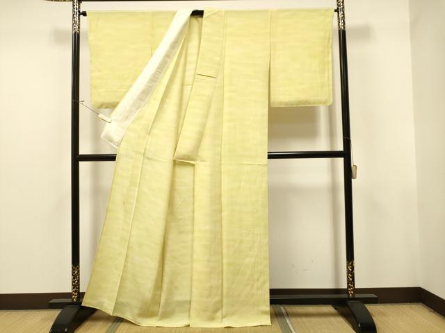 平和屋着物▽虹色創家　本郷大田子　小紋　単衣　霞文　正絹　逸品　未使用　CAAT9208dy
