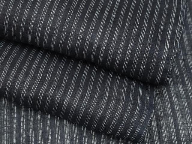 Kimono - 平和屋着物＊夏物　男性　上布　縞　麻　逸品　CABF2702tx