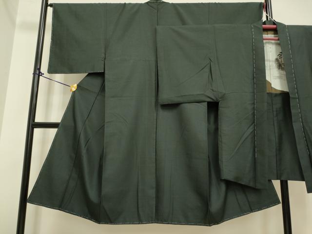 平和屋着物●男性 本場大島紬 アンサンブル 亀甲柄 正絹 逸品 DAAO1143du