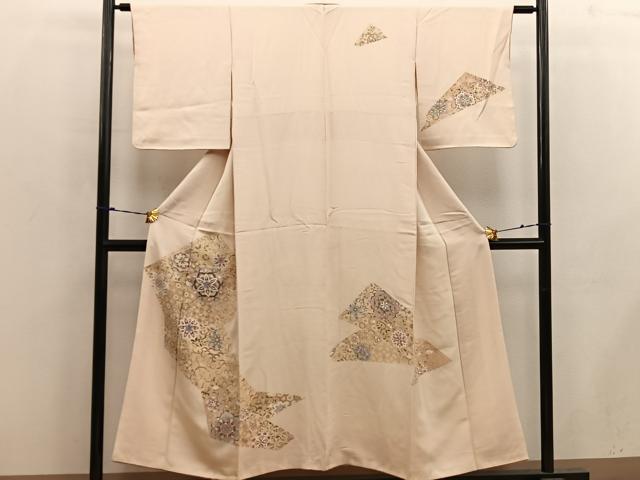 乐天商城 - 平和屋着物■訪問着 刺繍 七宝花文 正絹 逸品 BAAX4490mz