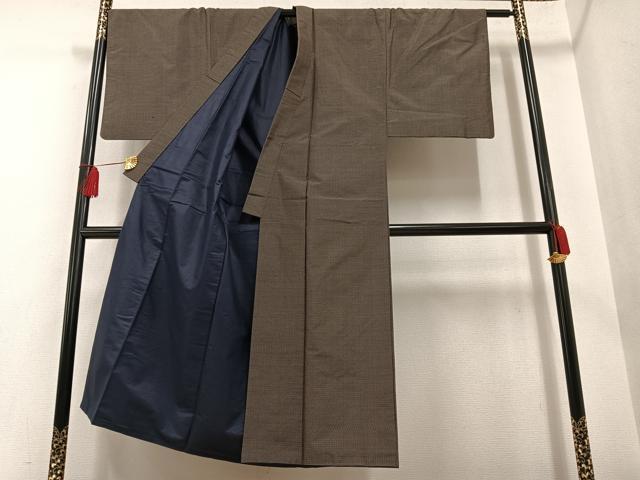 平和屋着物●男性　本場大島紬　アンサンブル　正絹　逸品　AAAR2121ph
