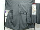 平和屋着物■男性 本場大島紬 アンサンブル 80亀甲 正絹 逸品 CAAM7603fb
