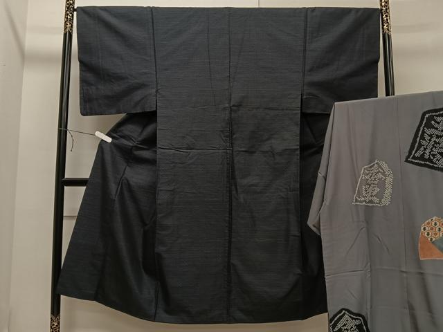 平和屋着物■男性 本場大島紬・長襦袢セット 80亀甲 吉祥文 正絹 逸品 CAAN7262kb