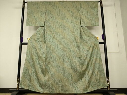 平和屋着物■上質な小紋 絞り 枝花文 金彩 正絹 逸品 AAAP1962cg 平和屋着物■上質な小紋 絞り 枝花文 金彩 正絹 逸品 AAAP1962cg